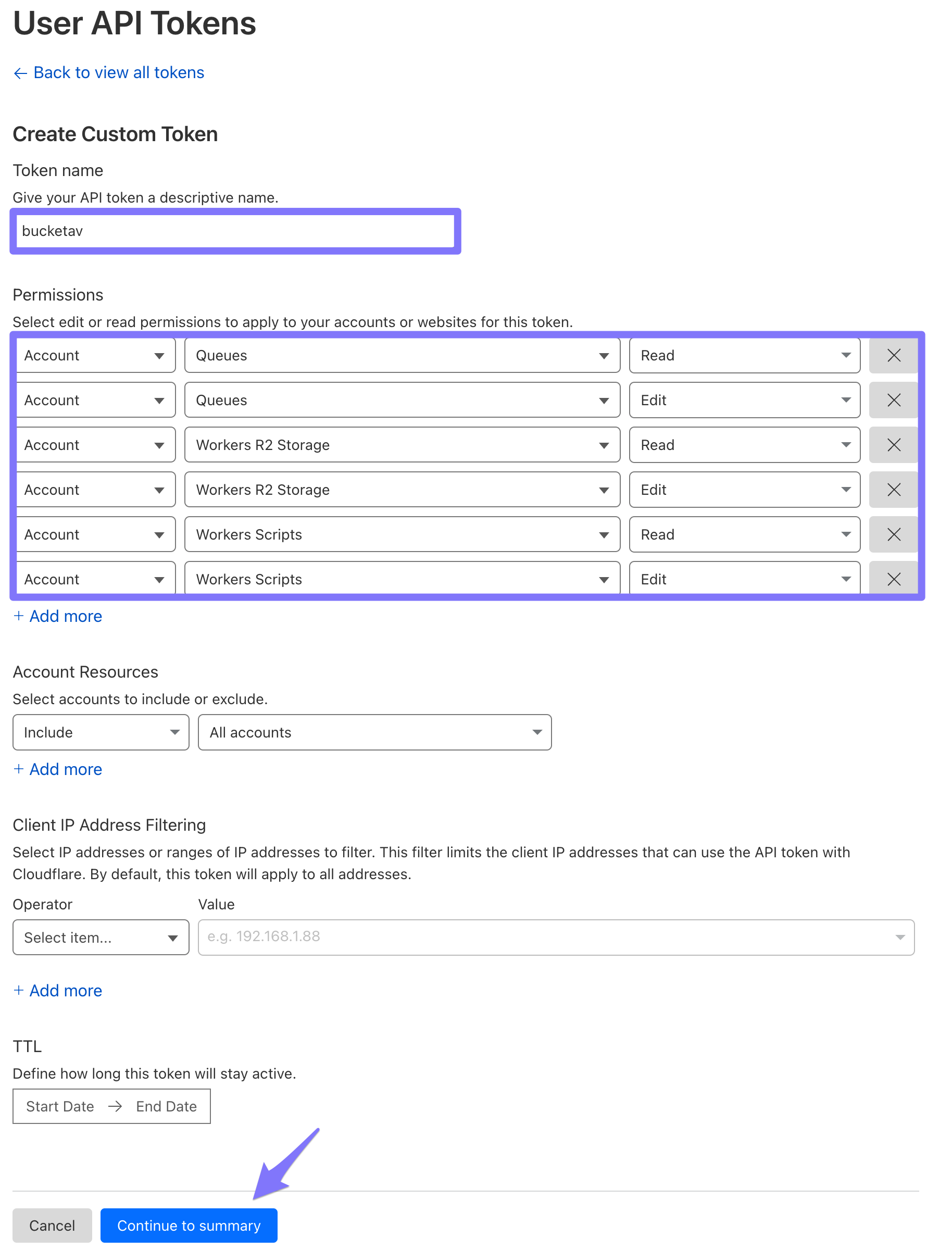 Cloudflare: step 4